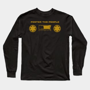 60s cassette with text foster Long Sleeve T-Shirt